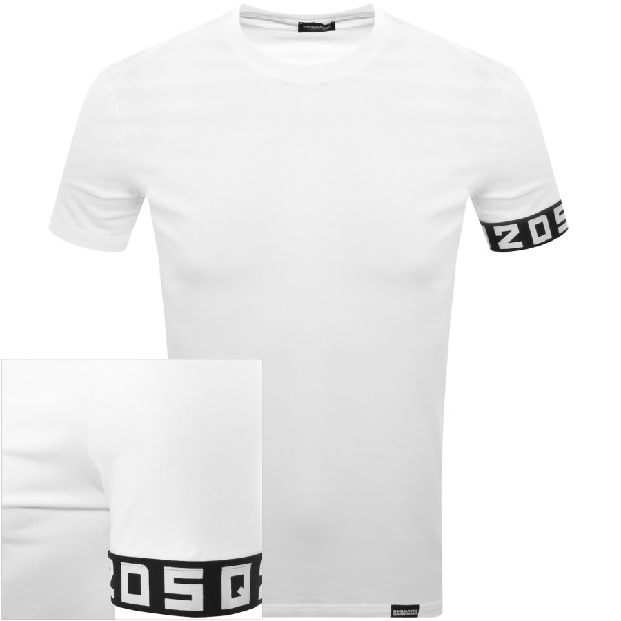 DSQUARED2 Logo T Shirt White | Mainline Menswear DSQUARED2 Logo T Shirt White | Mainline Menswear